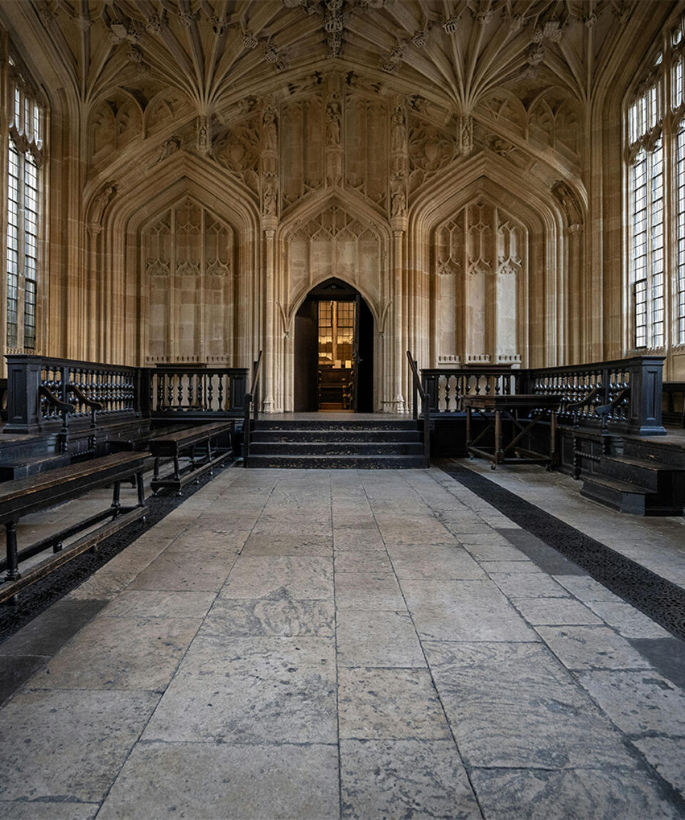 Interior of the Divinity School, Oxford