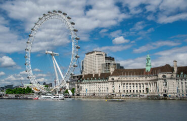 London Eye by Thames