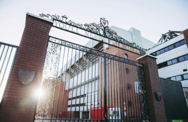 Gateway Entrance to Anfield Stadium in Liverpool